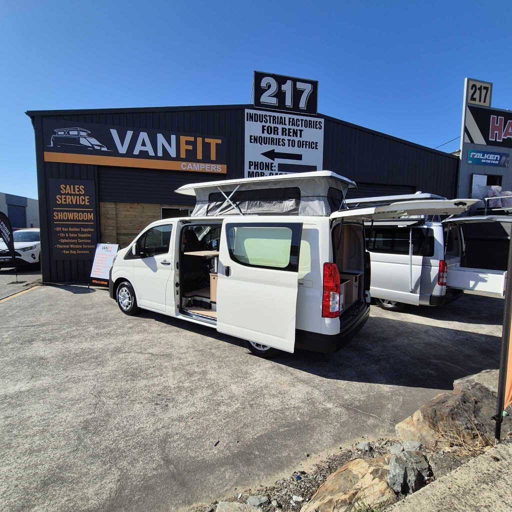 vanfit campervans exterior with vans