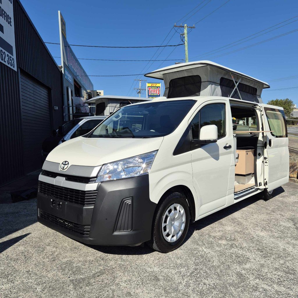 hiace campervan poptop vanfit